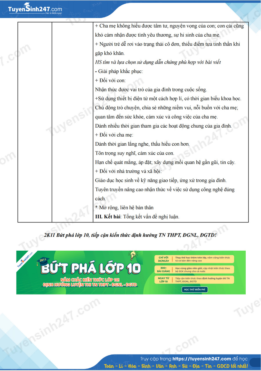 Dap an de thi vao lop 10 mon Van 2026 - Son La