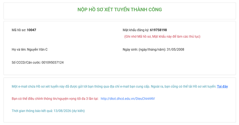Huong dan dang ky xet tuyen Dai hoc Cong Doan 2026