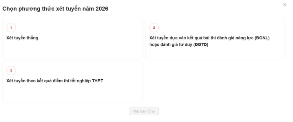 Hoc vien ky thuat mat ma (KMA) huong dan dang ky xet tuyen 2026