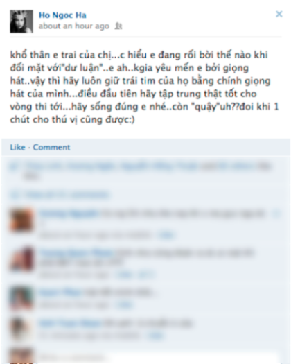 Ho Ngoc Ha len tieng “benh” Bui Anh Tuan truoc “bao” scandal