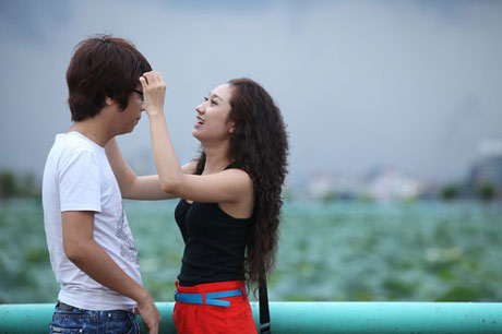 Cao Mỹ Kim và Bùi Anh Tuấn thời còn mặn mà