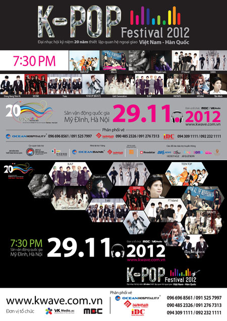 Kpop Festival 2012: Ban to chuc dong hanh cung fan Viet