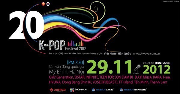 Kpop festival 2012: Giá vé không đổi - BTC thắt chặt an ninh vé vào cửa