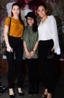 Hà Hồ, Thu Minh đến chúc mừng Thái Trinh