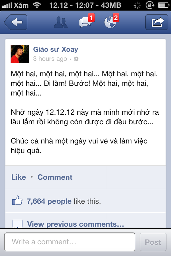 Sao Viet ghi dau an cho ngay dac biet 12/12/2012