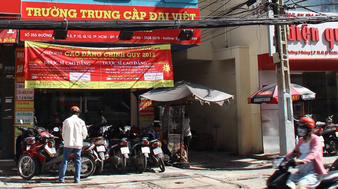 TPHCM manh tay xu ly co so dao tao khong phep