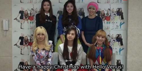 Sao Hàn hân hoan gửi lời chúc Giáng sinh fan 12