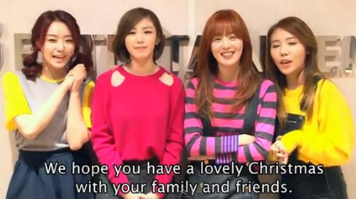 Sao Hàn hân hoan gửi lời chúc Giáng sinh fan 2