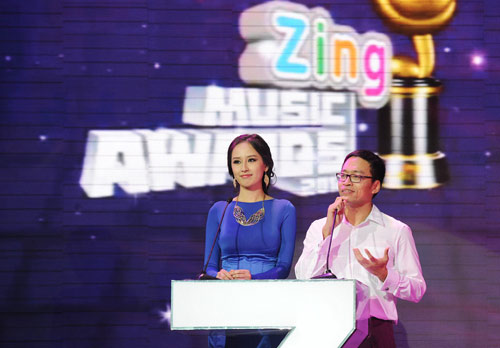 Ha Ho - Mr Dam chia giai voi \'dan em\' tai Zing Music Awards