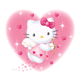  Lời chúc valentine cho người yêu hello kitty angel heart2