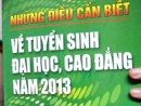 Cuốn Những điều cần biết về tuyển sinh năm 2014 sẽ không còn \
