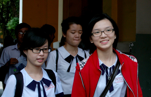 Hoc sinh tu tin khi khong thi tot nghiep su