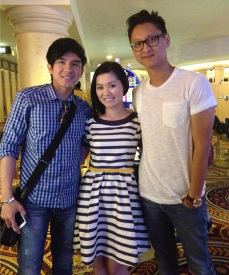 Lo anh tinh cam cua Dan Truong va ban gai