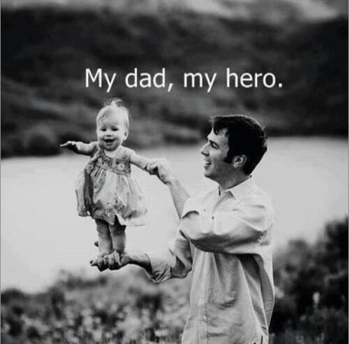 Bố chính là anh hùng của các con.