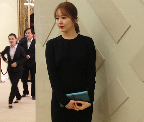 Thai tu phi Yoon Eun Hye kem sac du tiec cung Tang Thanh Ha