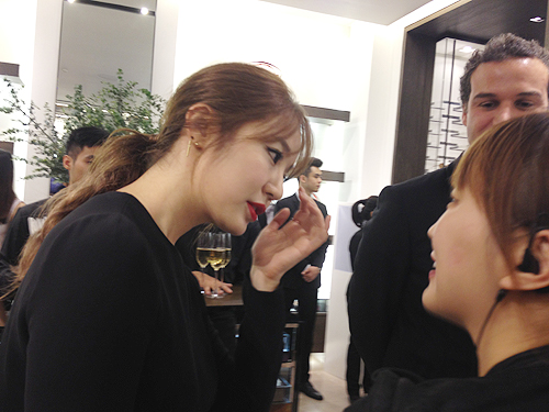 Thai tu phi Yoon Eun Hye kem sac du tiec cung Tang Thanh Ha