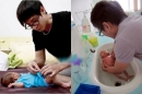 Những ông bố đảm đang của showbiz Việt