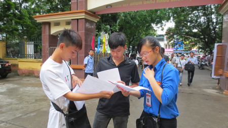 Thí sinh dự thi ĐH Công Đoàn