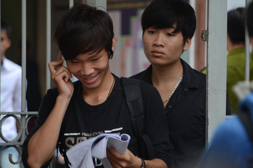 Thi sinh tu tin voi bai thi dai hoc mon dia