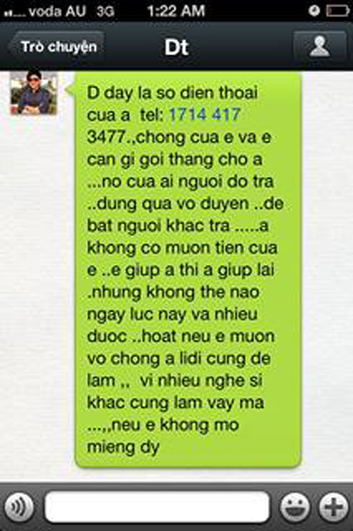 Dan Truong bi fan nu to no tien ty