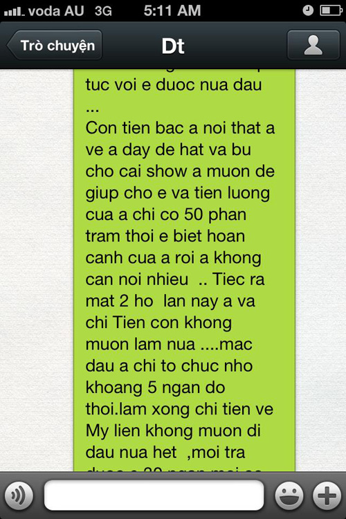 Dan Truong bi fan nu to no tien ty