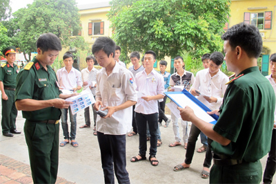 Tuyen sinh truong quan doi: Cham thi chinh xac, hau kiem chat che