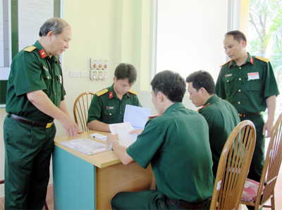 Tuyen sinh truong quan doi: Cham thi chinh xac, hau kiem chat che