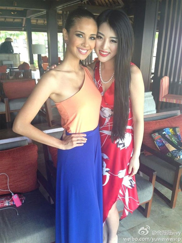 Lại Hương Thảo ít được chú ý ngày đầu ở Miss World