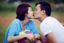 Lộ ảnh hậu trường nhắng nhít của cặp đôi \