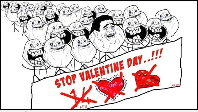 Loạt ảnh chế siêu độc và hài hước về ngày lễ tình yêu Valentine