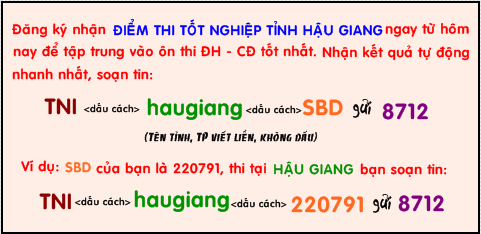 Hau Giang co ty le do tot nghiep THPT 99,87 %