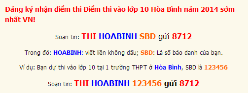 De thi va goi y giai de van vao lop 10 Tinh Hoa Binh nam 2014