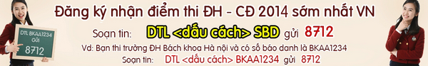 Dap an de thi mon Ly khoi A nam 2014