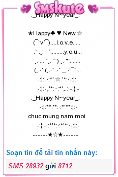 SMS kute chuc mung nam moi 2015