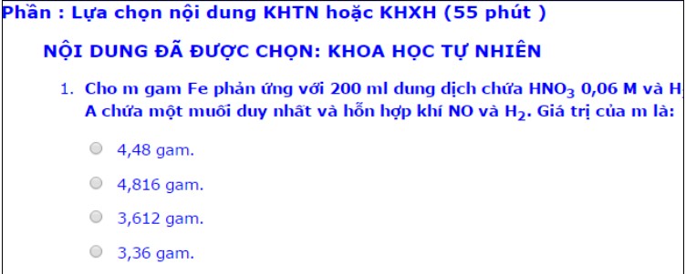 Huong dan lam bai thi Dai hoc Quoc gia Ha Noi nam 2015