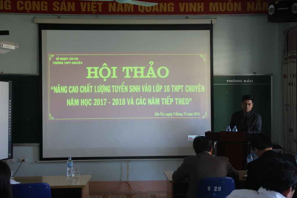Nang cao hieu qua tuyen sinh lop 10 THPT chuyen Lao Cai  2017-2018