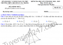 Đề thi học kì 1 môn Toán lớp 11 THPT Chuyên Lý Tự Trọng 2018