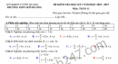 Đề thi học kì 1 môn toán lớp 11 năm 2018 trường THPT Sơn Dương