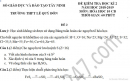 Đề thi học kì 2 lớp 10 môn Hóa - THPT Lê Qúy Đôn 2019