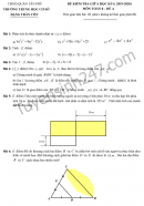Đề thi giữa kì 1 môn Toán lớp 8 THCS Đặng Trần Côn 2019