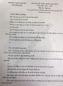 Đề thi thử THPTQG môn Văn lần 2 THPT chuyên Nguyễn Trãi 2020
