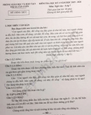 Đề thi học kì 2 môn Văn lớp 7 Phòng GD TX Tân Uyên năm 2020
