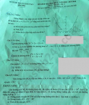 Đề thi học kì 2 năm 2020 môn Toán lớp 9 Sở GD Bến Tre