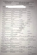 Đáp án đề thi tốt nghiệp THPT năm 2020 môn Hóa mã đề 217