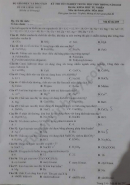 Đáp án đề thi tốt nghiệp THPT 2020 mã đề 209 môn Hóa