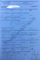 Đề thi Tốt nghiệp THPT môn Toán năm 2020 đợt 2