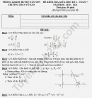 Đề kiểm tra giữa học kì 1 môn Toán lớp 7 năm 2020 - THCS Võ Xán