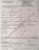 Đề kiểm tra giữa kì 1 môn Toán lớp 7 THCS Mỹ Đình 1 năm 2020