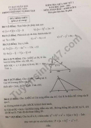 Đề kiểm tra giữa HK1 môn Toán lớp 8 năm 2020 huyện Hóc Môn