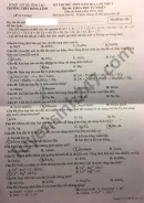 Đề thi thử tốt nghiệp THPT năm 2021 lần 2 THPT Hồng Lĩnh môn Hóa